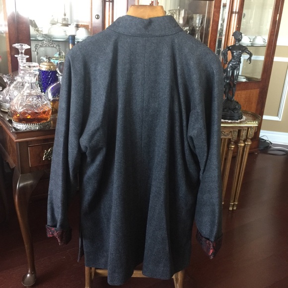 Men’s Chinese Kung Fu Wool Jacket Sz XXL - Picture 2 of 5